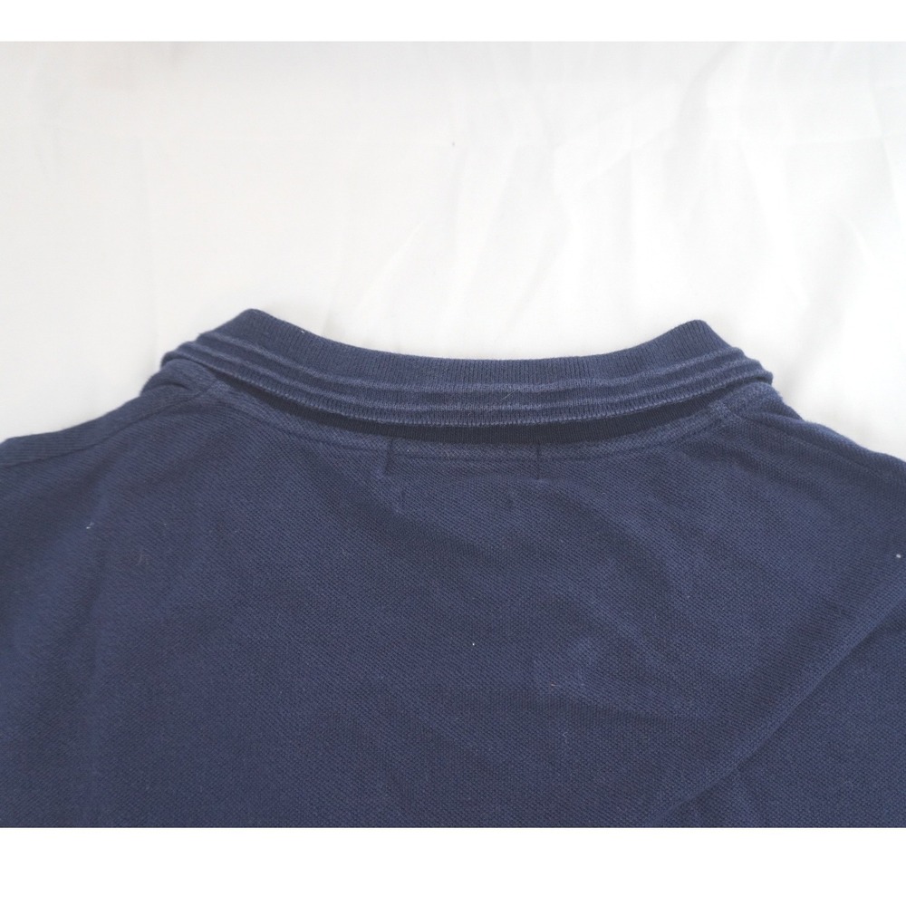 Alexander McQueen Mens Navy Blue Skull Embroidered Pique Polo Shirt Italy M - Picture 6 of 7